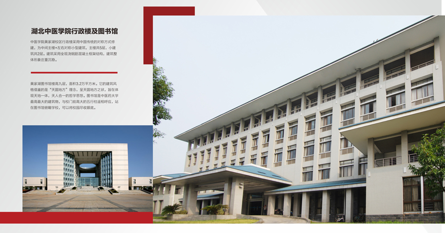 湖北中医学院行政楼及图书馆